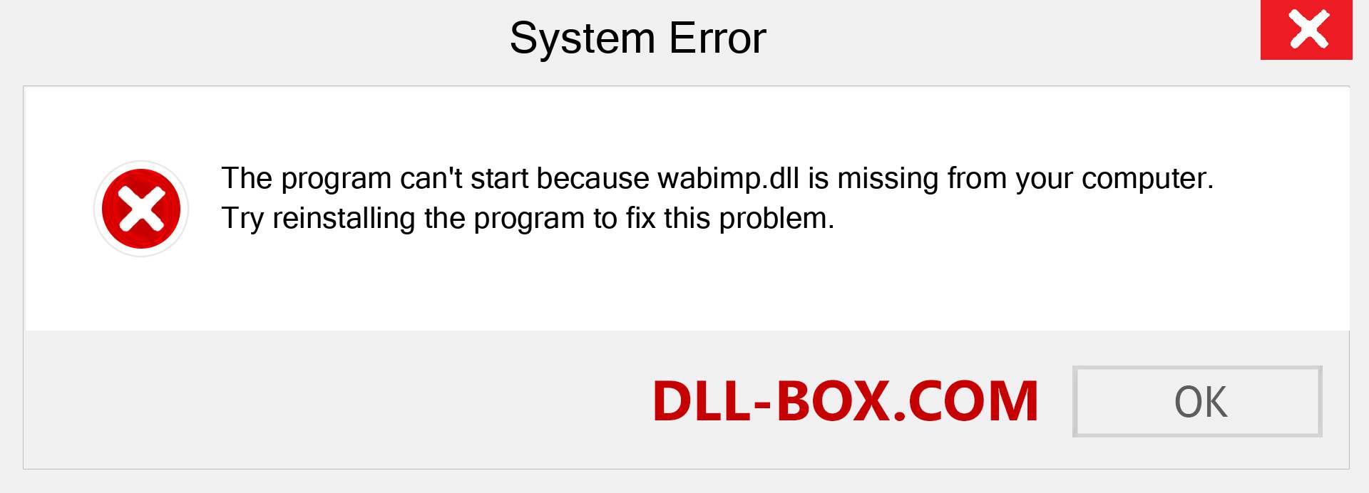  wabimp.dll file is missing?. Download for Windows 7, 8, 10 - Fix  wabimp dll Missing Error on Windows, photos, images